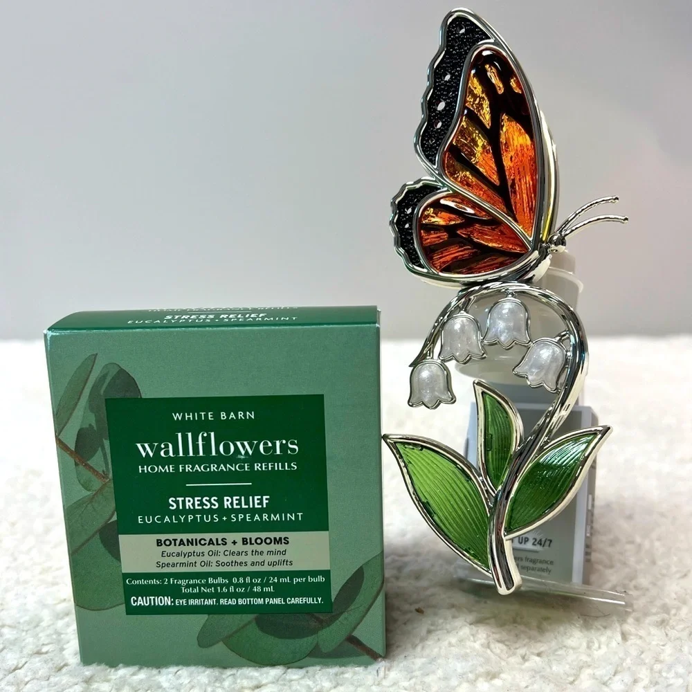 Bath & Body Works Aromatherapy Eucalyptus Spearmint Gift Set of 4 Items